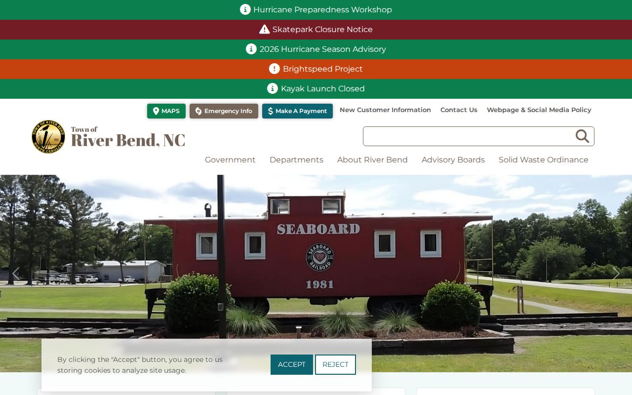 River Bend court docket official town government context